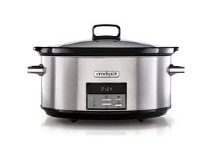 Crockpot Mijoteuse Numérique 7 5 L (10+ Personnes) Avec Cocotte Compatible Four Compatible Lave-Vaisselle Acier Inox[PE332]