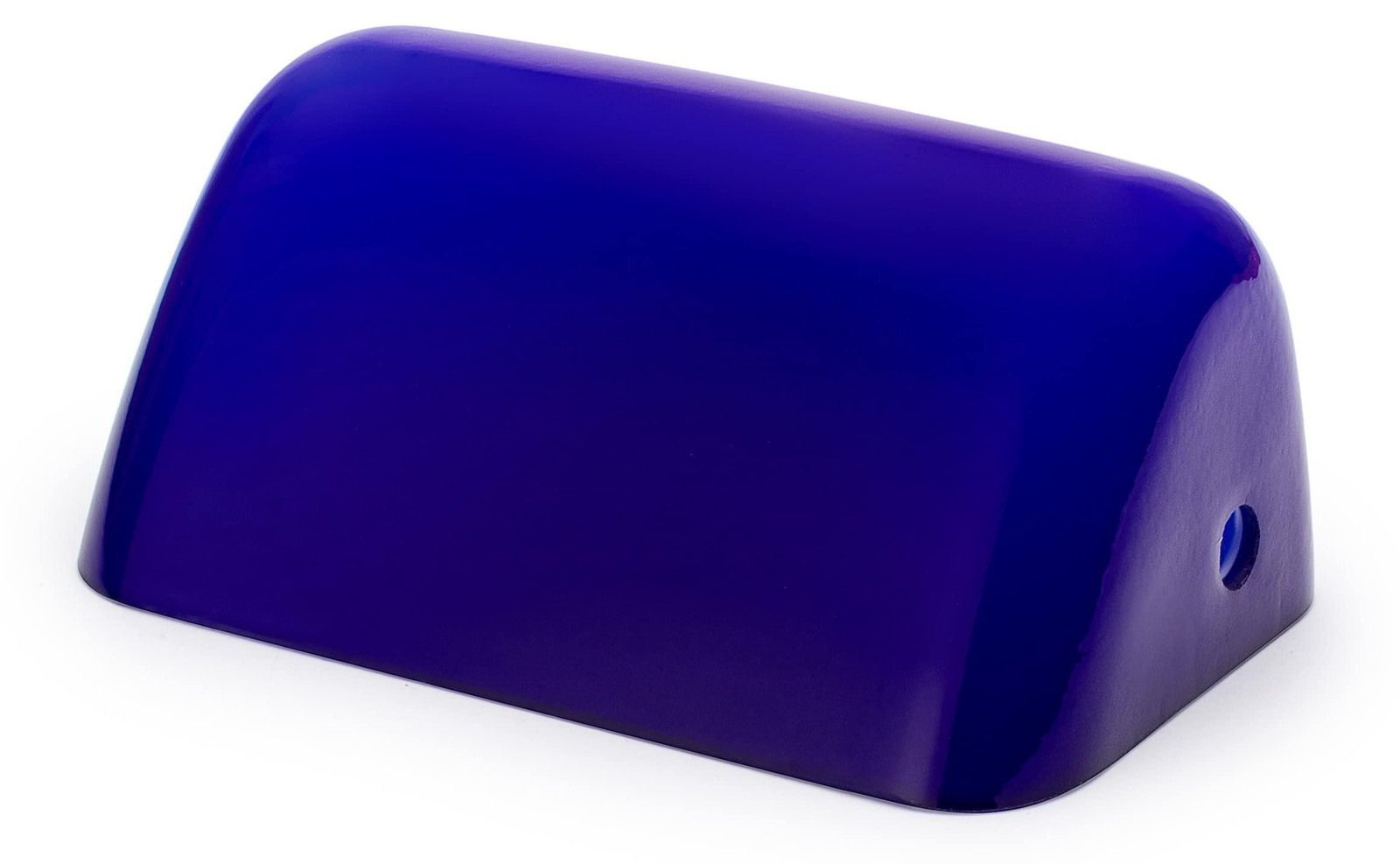 Vervangingsglas voor een bankerlamp, blauw