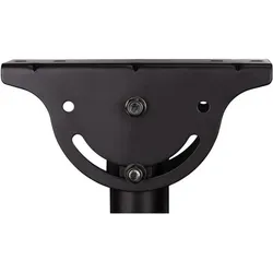 Techly Telescopic Ceiling Support Dual (Decke, 90 kg, 32" - 55"), TV Wandhalterung, Schwarz