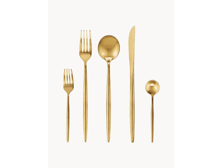 Ménagère brossée mate Shimmer, tailles variées