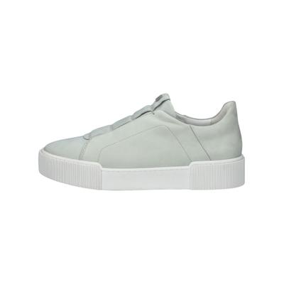 Sneaker HÖGL "Högl Sneaker Leder", Damen, Gr. 39, Leder, blau (hellblau), Schuhe Sneaker