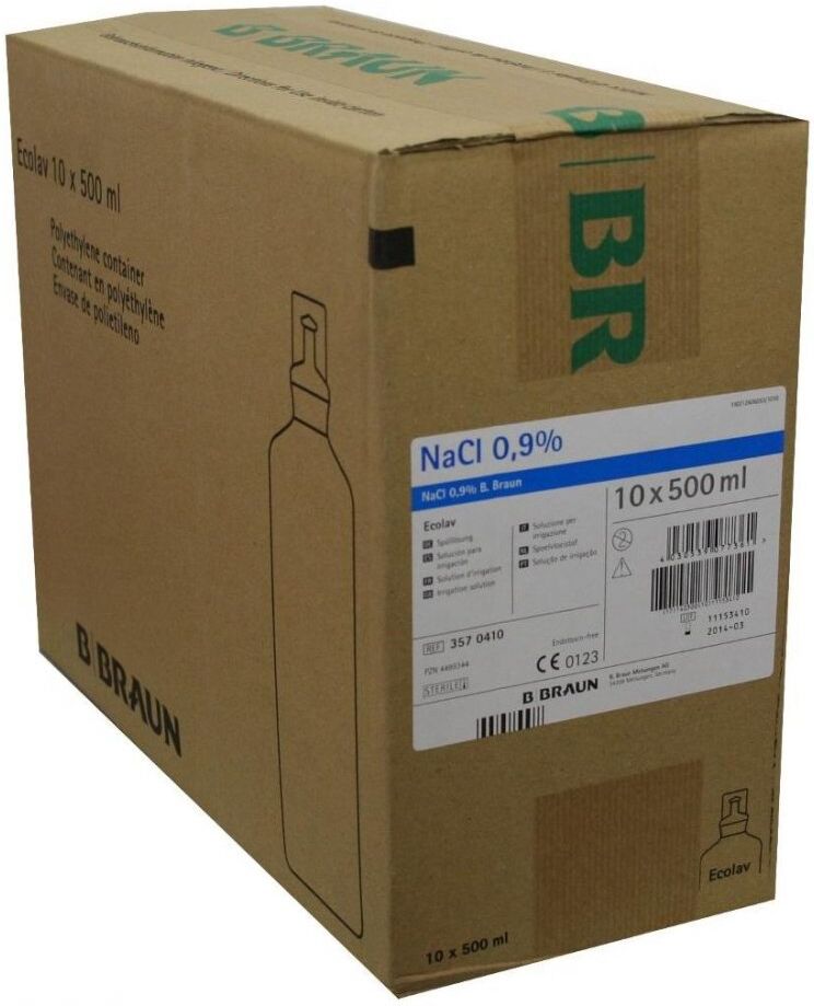 Kochsalzlösung 0,9% B.braun Spüllsg.ecolav 10X500ml