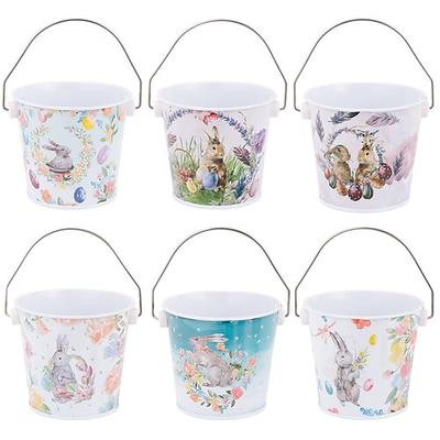 1 Stück Osterhasen-Blechdose, Geschenkbox aus Metall in Hasenform für Süßigkeiten und Kekse, Aufbewahrungsbehälter für Ostereier, leere Verpackung für Leckereien