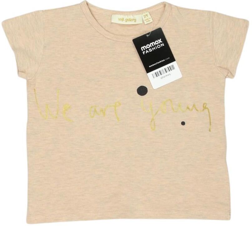 Soft Gallery Mädchen T-Shirt, Beige, Gr. EU 92, Baumwolle / Elasthan - Second Hand