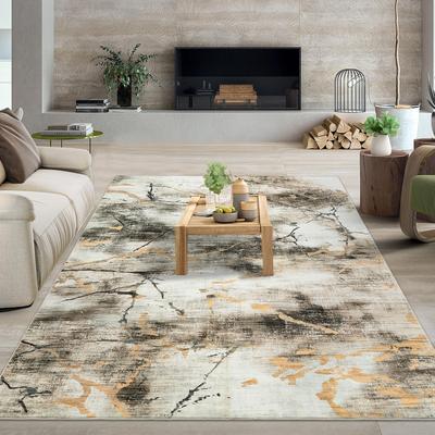 Garvee Washable Ink Splatter Abstract Area Rug