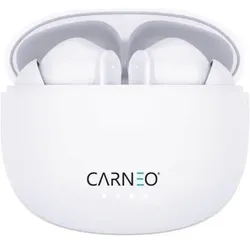 Carneo HERO pods ANC + ENC White (NC, 2 h, Kabellos), Kopfhörer, Weiss