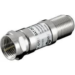 Goobay SAT Dmpfungsglied 12 dB- VPE: 10 (Dämpfen und Abschliessen), Antennenkabel