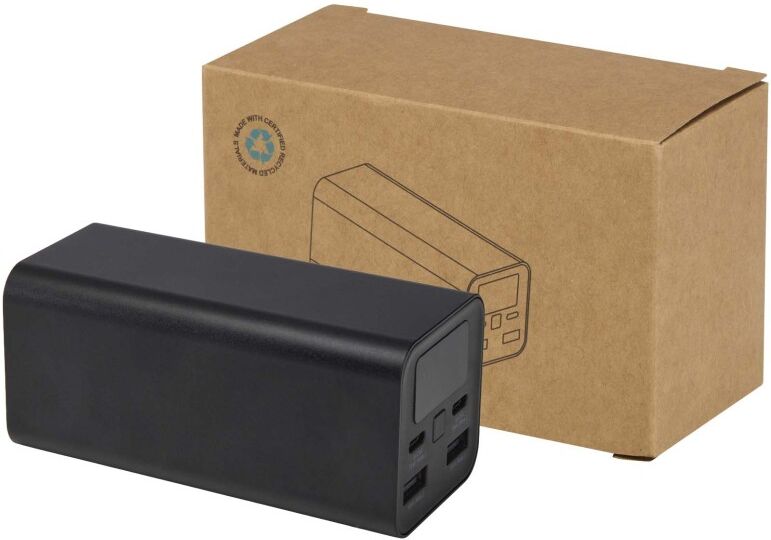 Batterie de secours personnalisée 20 000 mAh Acamar noir