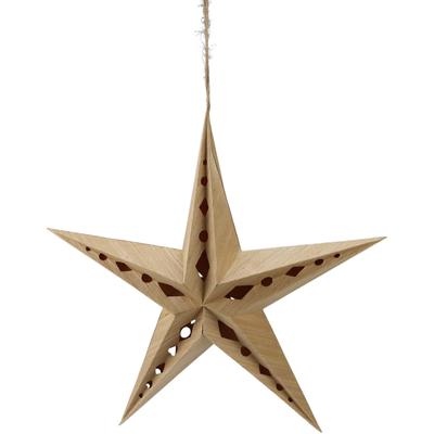 Dekostern AM DESIGN "Weihnachtsstern, Weihnachtsdeko", beige (natur), Ø:50cm, Papier, Dekosterne, Papierstern