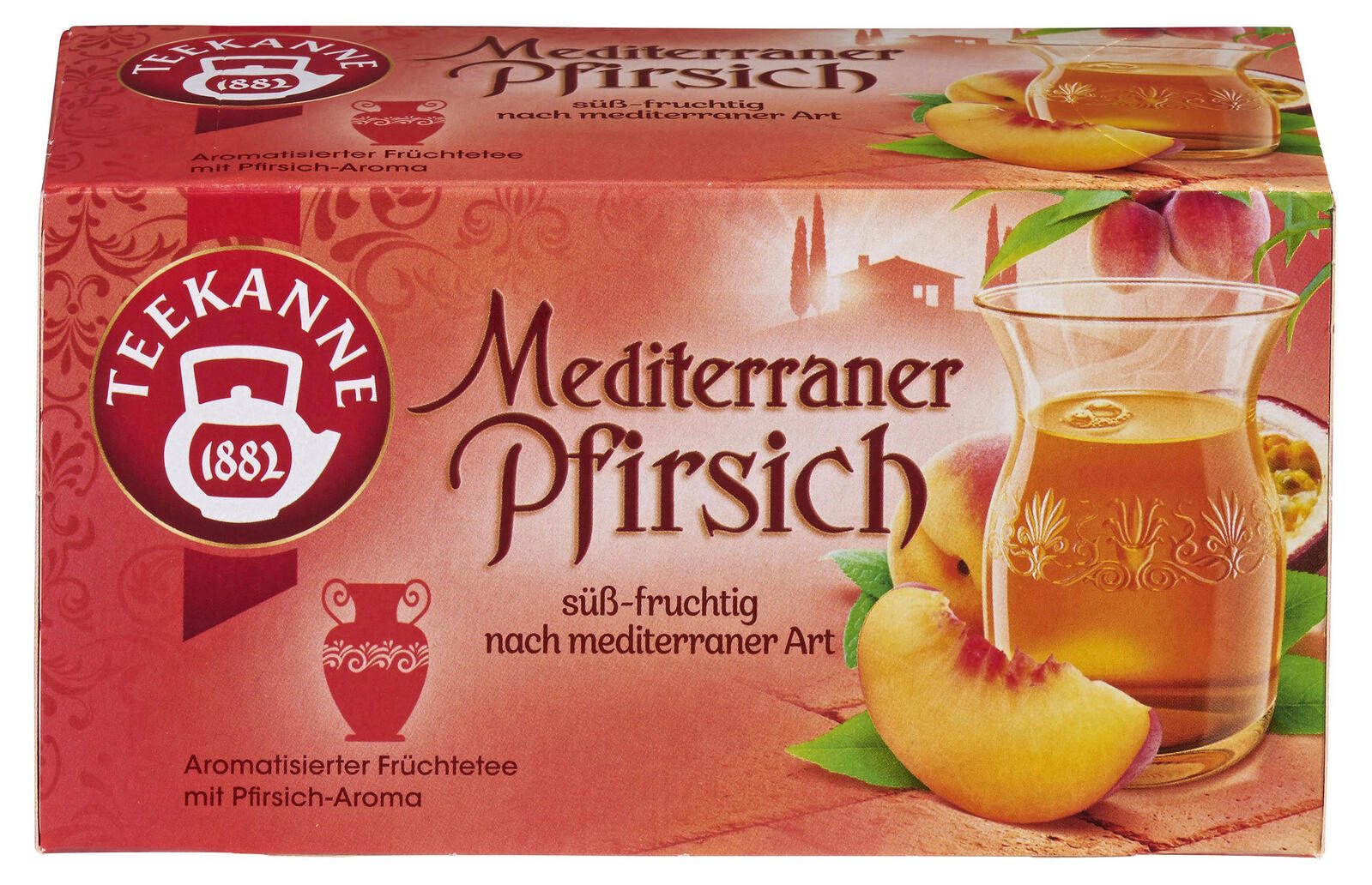 TEEKANNE Mediterraner Pfirsich Tee 4009300072621
