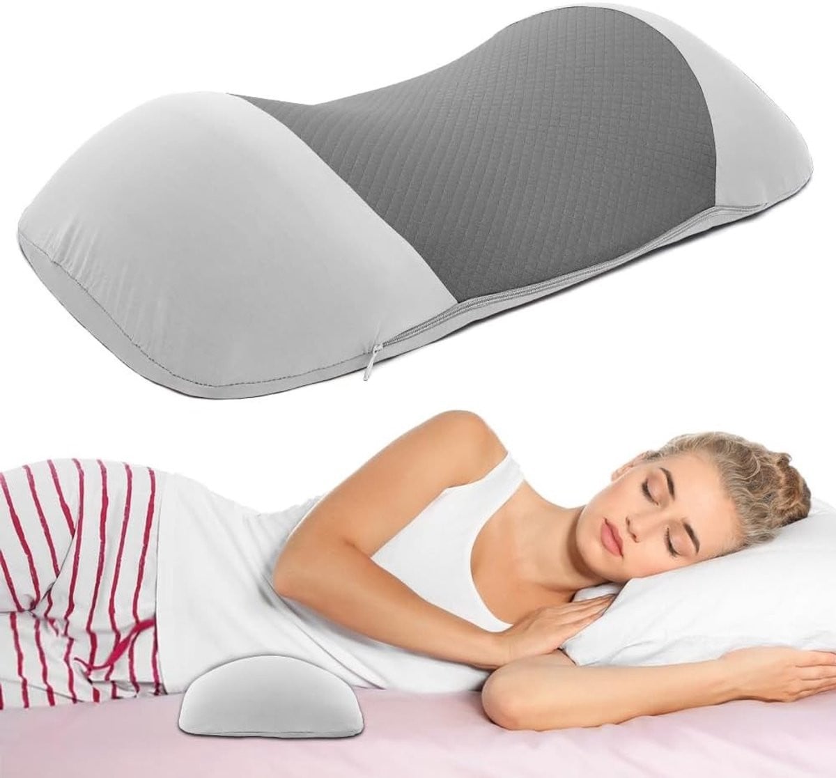 Ergonomisch Geheugenfoam Lendenkussen voor Lumbale Ondersteuning en Rugcomfort
