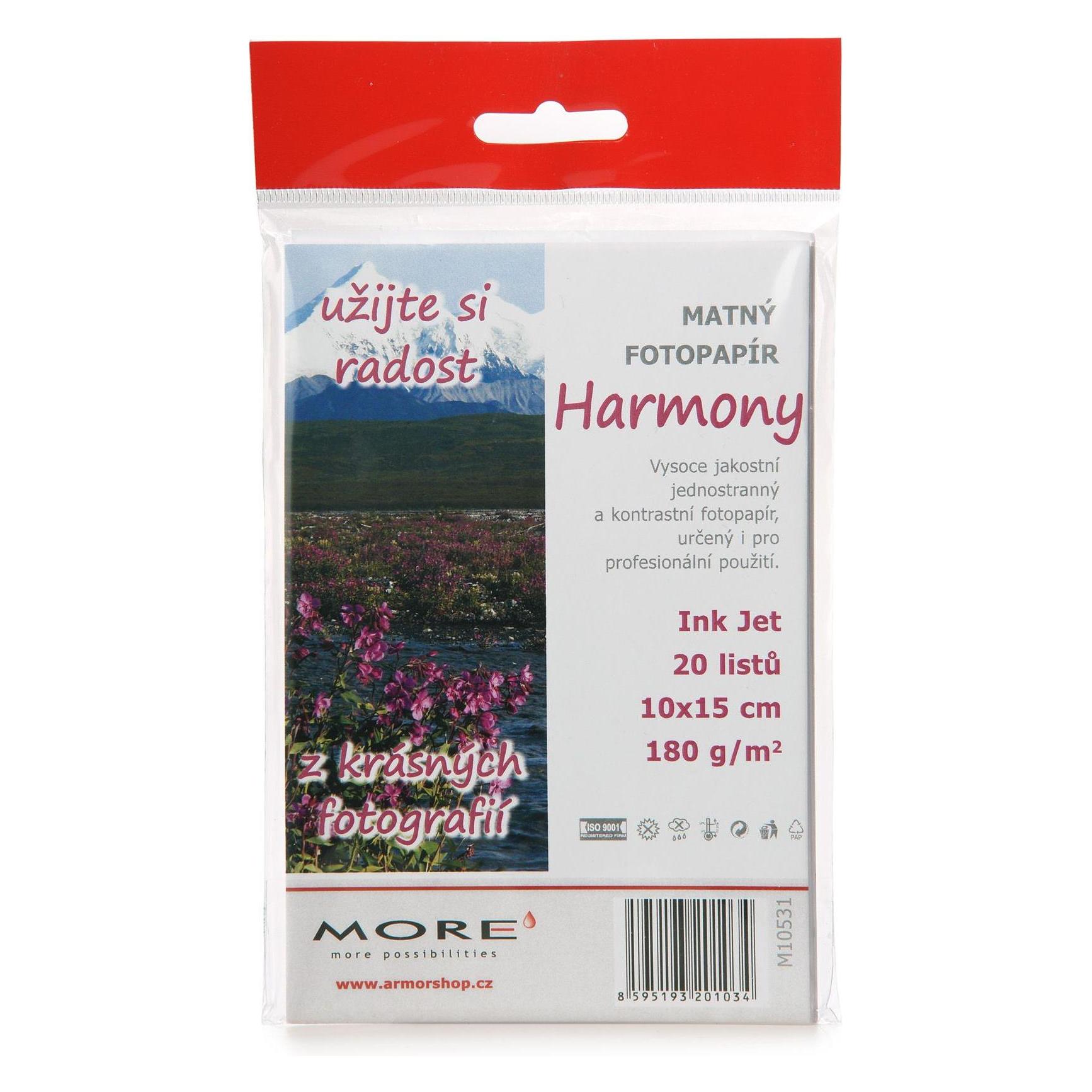 Armor OWA Armor photo paper Harmony 180g 10x15 matt 20pcs (180 g/m², 10 x 15 cm, 20 Stk.) (M10531)