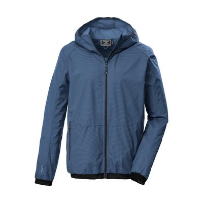 Funktionsjacke KILLTEC "KOS 26 MN JCKT", Herren, Gr. XL, blau (dunkelblau), Obermaterial: 100% Polyester.Futter: 100% Polyester, Jacken Funktionsjacke, Leichte, wasserdichte, atmungsaktive Herrenjacke, verstaubar