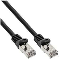 INLINE Patchkabel, U/UTP, Cat,5e, schwarz, 0,5m