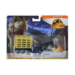 Mattel Matchbox Jurassic World Transporter mit Therizinosaurus (66073237)