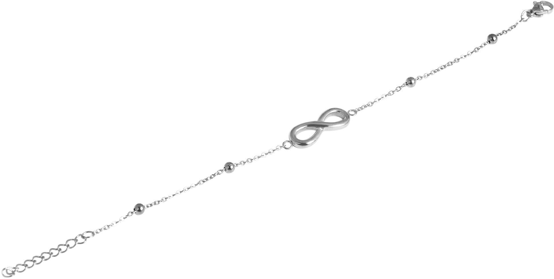 Kettenanhänger ADELIA´S "Damen Anhänger ¿ Unendlichkeitszeichen Anhänger aus Edelstahl", silber, Schmuckanhänger, Damen, Edelstahl, Kettenanhänger