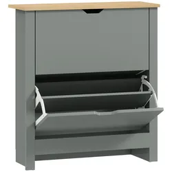 SCHUHSCHRANK Spanplatte Hellgrau