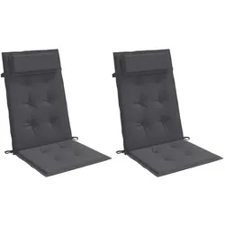vidaXL, Sitzkissen, Hadoras (2 Stück) (120 x 50 cm)
