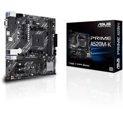 ASUS PRIME A520M-K Mainboard AM4 micro ATX M.2 USB 3.2 Gen 1