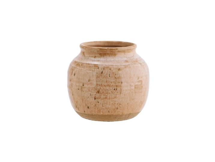 Cache-pot en grès pêche Peachy