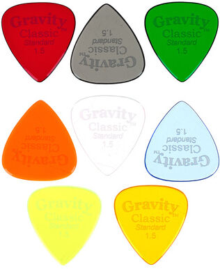 Gravity Guitar Picks Classic Multi-Color 8-Pack1,5