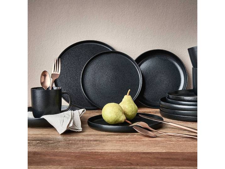 Assiette CASA NOVA Ø 27cm Noir/Noir