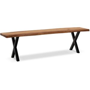 Wohnling Sitzbank WL7.300, bis 320 kg, aus Holz, hellbraun, 180 x 40 cm