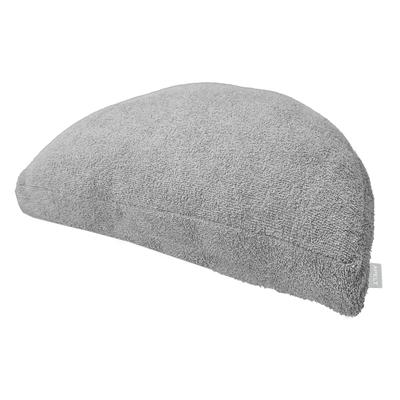 Dekokissen APELT "Ciao", grau (hellgrau, unifarben), B:28cm H:5cm L:45cm, Baumwolle, Polyester, Dekokissen_Sitzkissen_Kissenhüllen