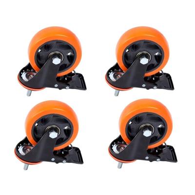 Heavy Duty Caster Wheels Rubber Swivel Threaded Stem Casters Heavy Duty Caster Wheels Rubber Swivel Threaded Stem Casters