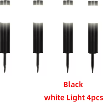 Inspire Curations Waterproof LED Solar Pathways Garden Lights white Ligh 4pcs b