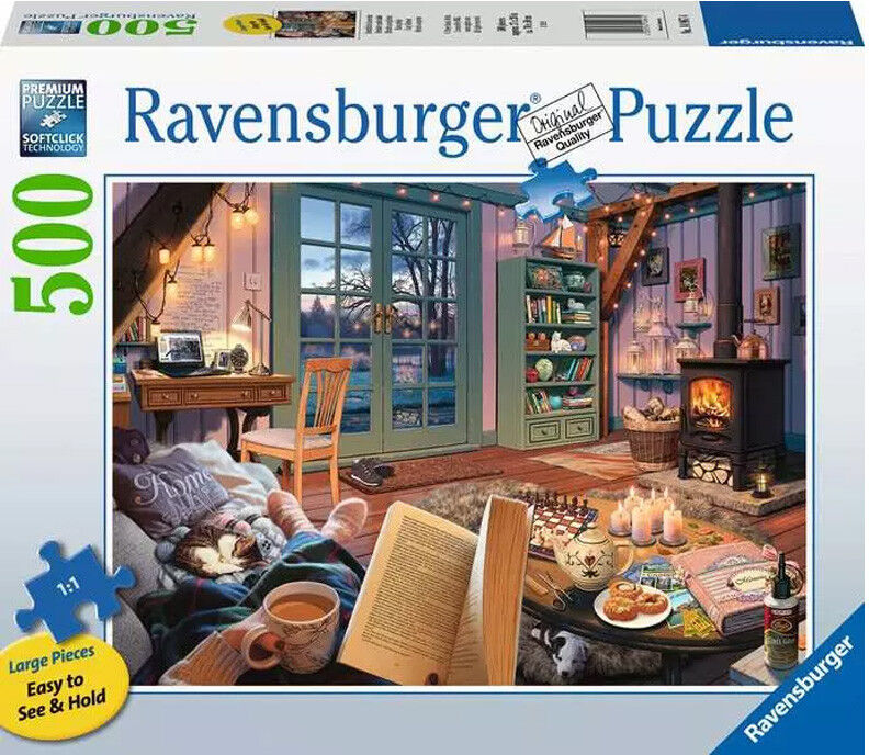 Puzzle 500 pcs format large Retraite confortable - Ravensburger