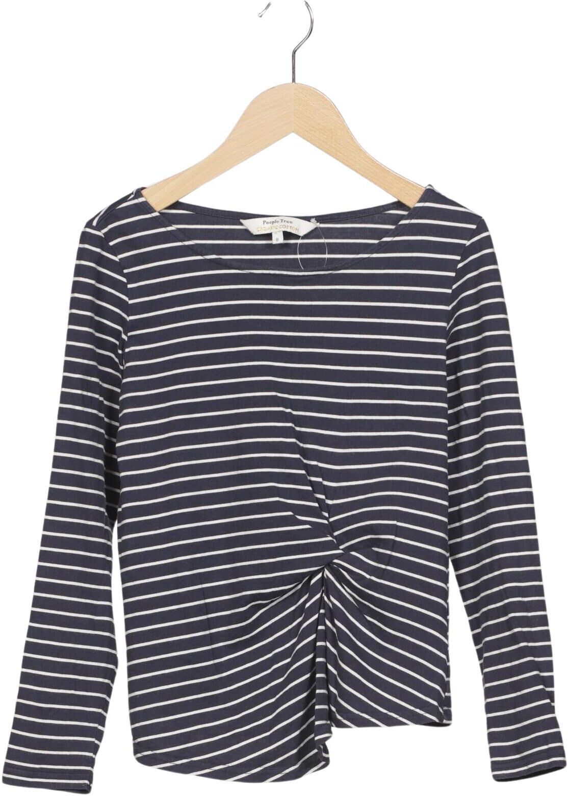 People Tree Damen Langarmshirt, Mehrfarbig, Gr. S (UK 8), Baumwolle - Second Hand