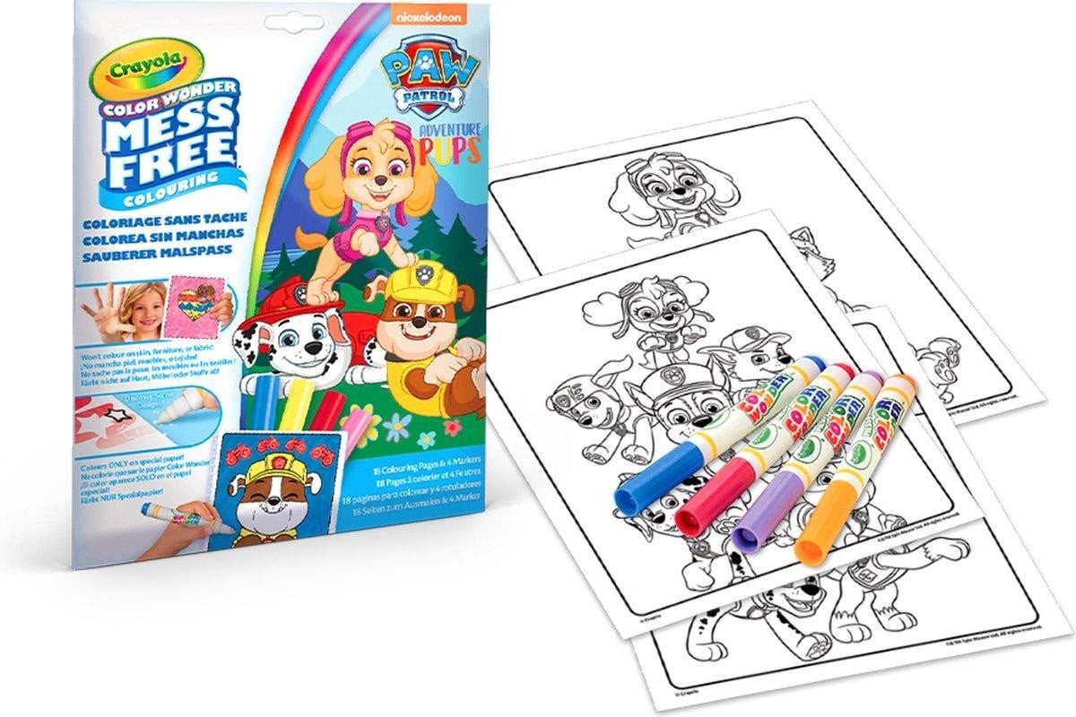 Crayola Color Wonder Paw Patrol Hobbypakket Kleurboek voor Kinderen