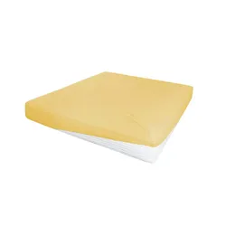 Jersey-Elastan Boxspringlaken   ¦ gelb ¦ Maße (cm): B: 190 H: 28