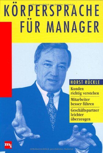 Horst Rückle - Körpersprache für Manager - Preis vom 09.10.2026 07:28:09 h