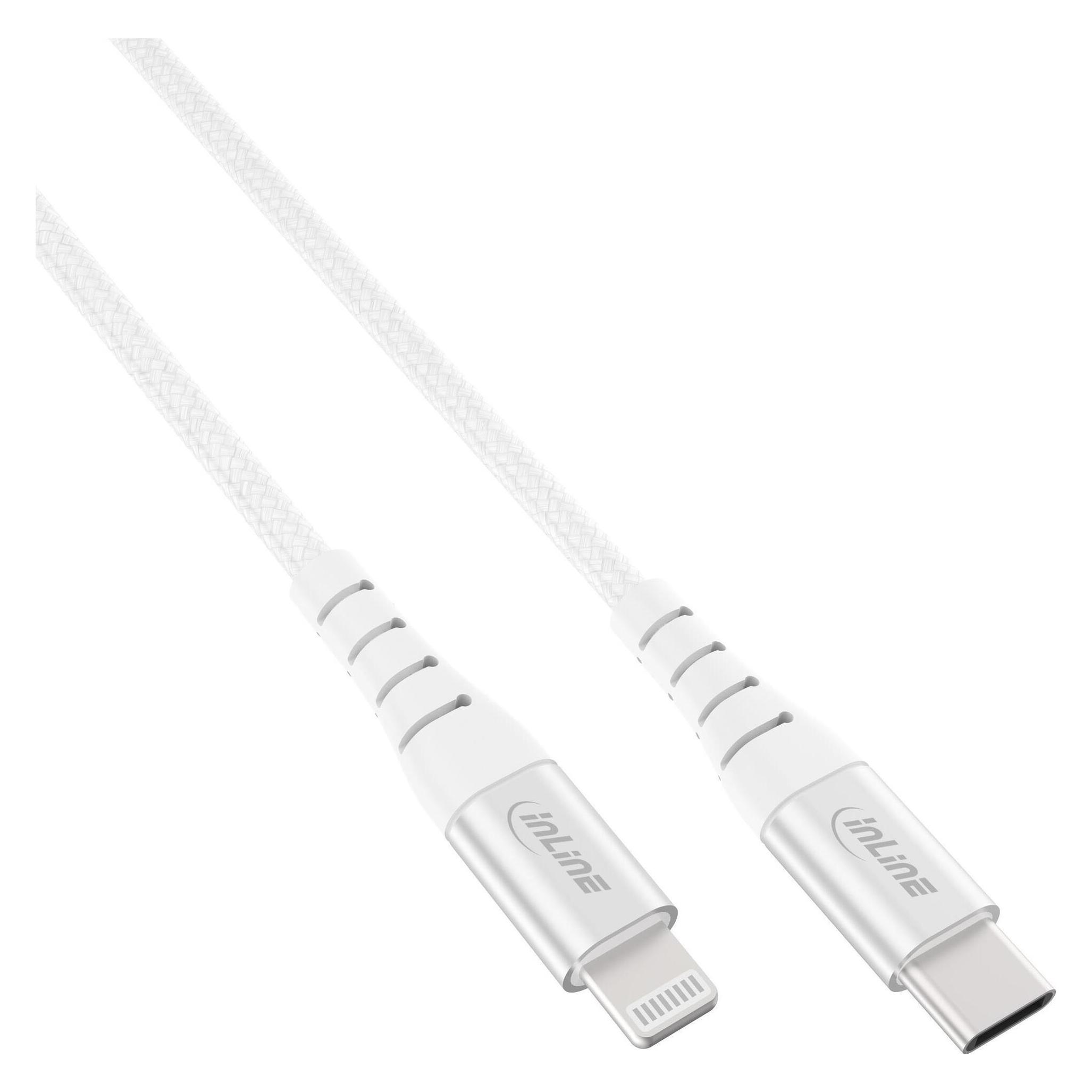 InLine USB-C Lightning Kabel (2 m, USB 2.0, 18 W) (31460C)