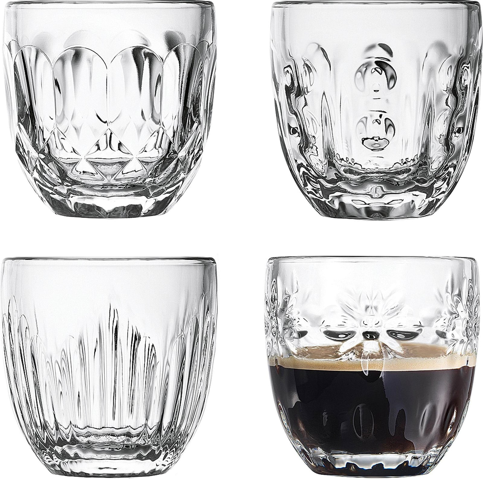 La Rochère Espressokopjes Troquet set van 4