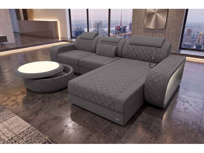 Ecksofa Berlin L Form Stoffsofa