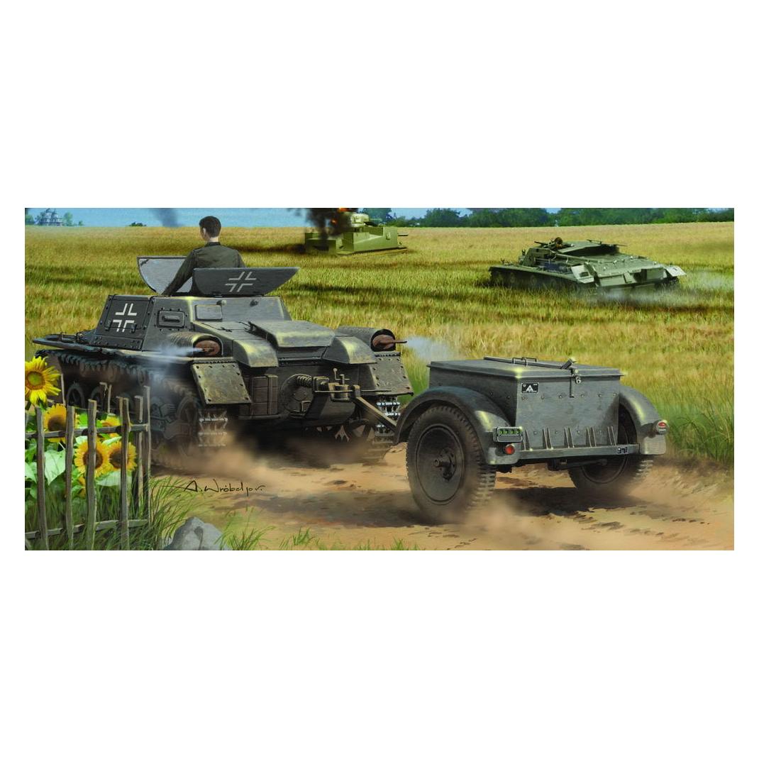Hobby Boss Munitionsschlepper auf Panzerkampfwagen I Ausf A with Ammo Trailer (80146)