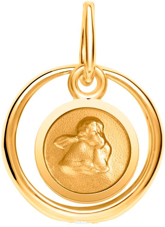 Unique Taufkette 333er Gold Zirkonia Engel gold