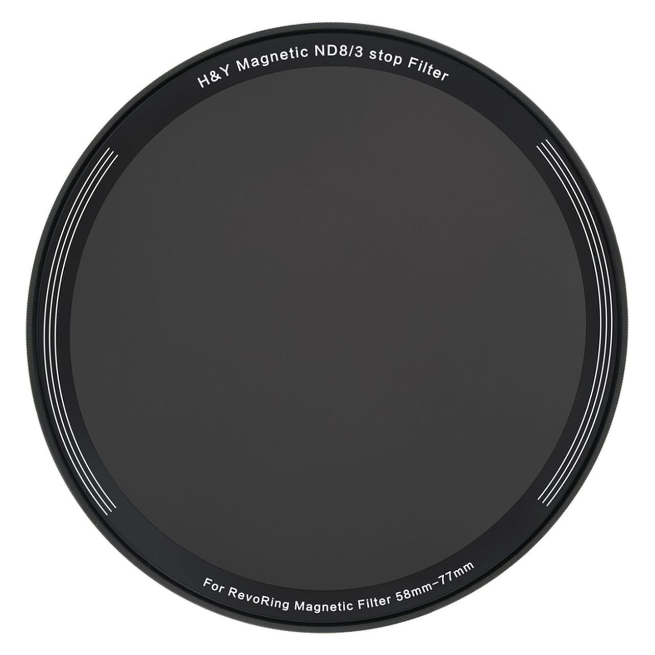 H&Y ND8 Magnetic Clip-on Filter for REVORING 58-77mm (ND- / Graufilter) (HY-RMN8-77)