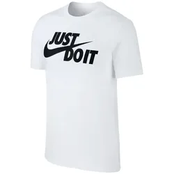NIKE Sportswear JUST DO IT T-Shirt Herren 100 - white/black XS