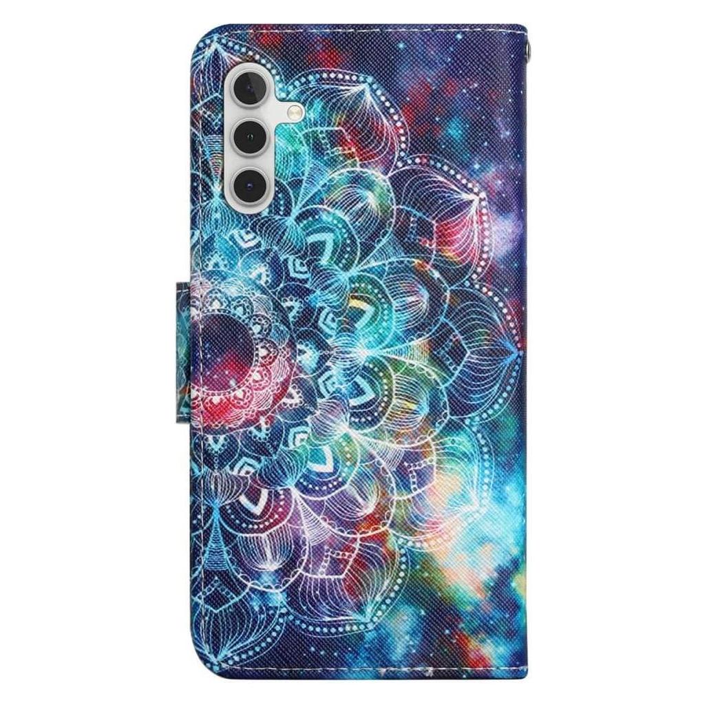 Cover-Discount Leder Etui Hülle Mandala (Samsung Galaxy S24) (660172133Q)