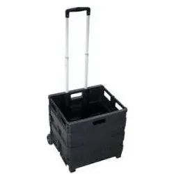 pavo, Transportwagen, Klapp-Transportkarre mit Klappbox, Tragkraft: bis 20 kg (20 kg)