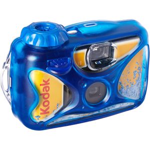 Kodak Einwegkamera Water Sport, wasserdicht, 27 Farbaufnahmen, ISO 800 für hohe Lichtempfindlichkeit
