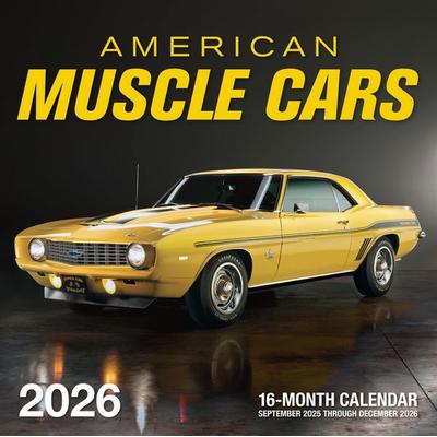 American Muscle Cars 2026, Kalender von Editors of Motorbooks, Motorbooks International, 978-0-7603-9718-3
