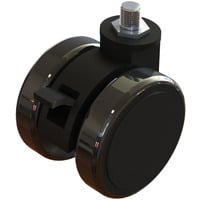 Lockable Castor Wheels, Rollen schwarz, 10 Stück