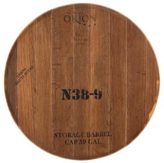 ELK Lifestyle Elk Home Wine Natural Wood 21.5 Inch Wide Lazy Susan