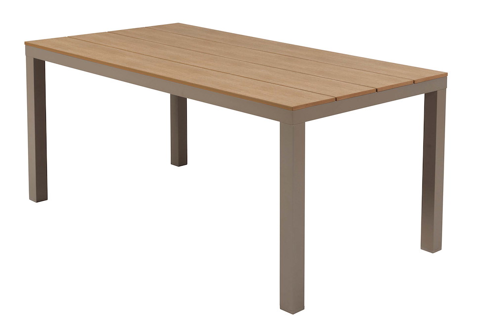 MERXXHANDELS Tisch 160 x 90 cm champagner Gestell 16980247