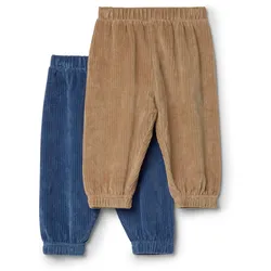 Tchibo - 2 Baby-Pull-on-Pants - Kinder - Gr. 98/104 - blau